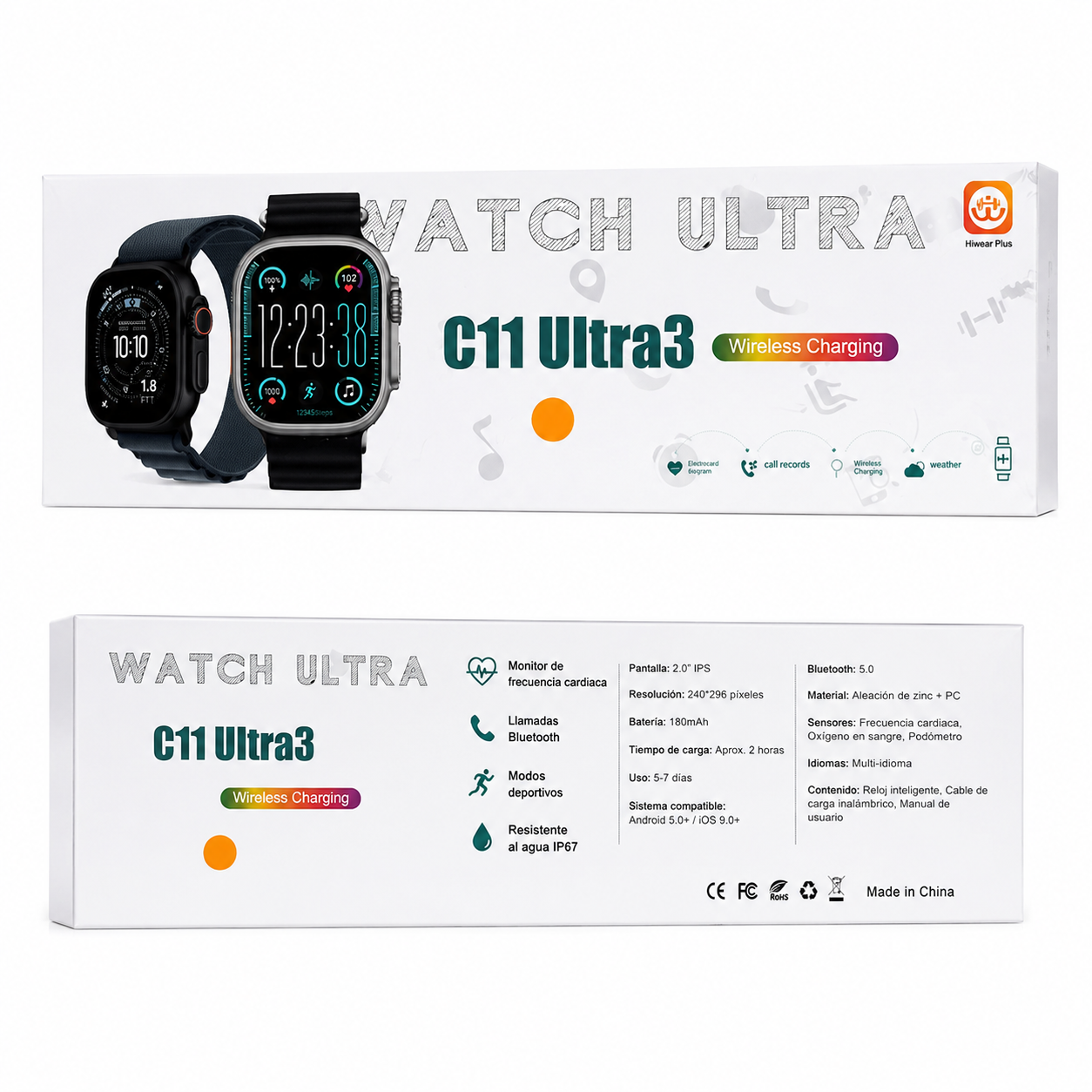 Reloj Inteligente C11 Ultra 3