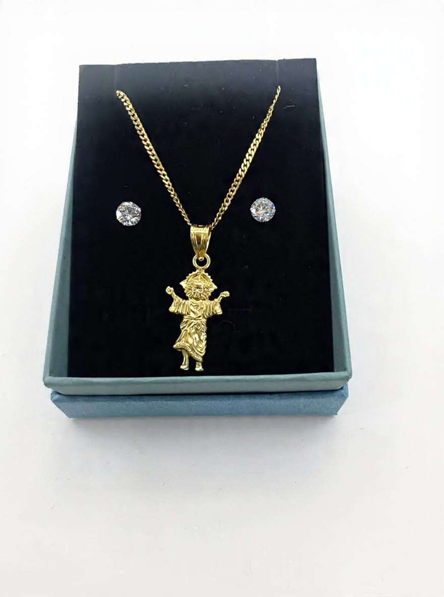 Cadena Cubana Plata 925 Bañada en Oro 14k