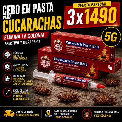 Cebo en Pasta para Cucarachas