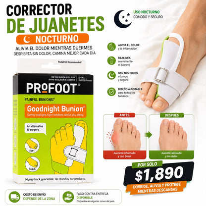 Corrector Nocturno de Juanetes PROFOOT