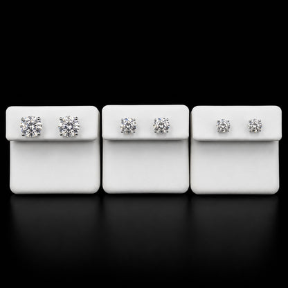 Aretes de Moissanita Premium | Plata 925