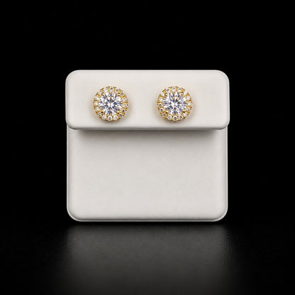 Aretes de Moissanita Premium | Plata 925