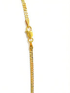 Cadena Cubana 20" en Plata 925 Bañada en Oro 14K
